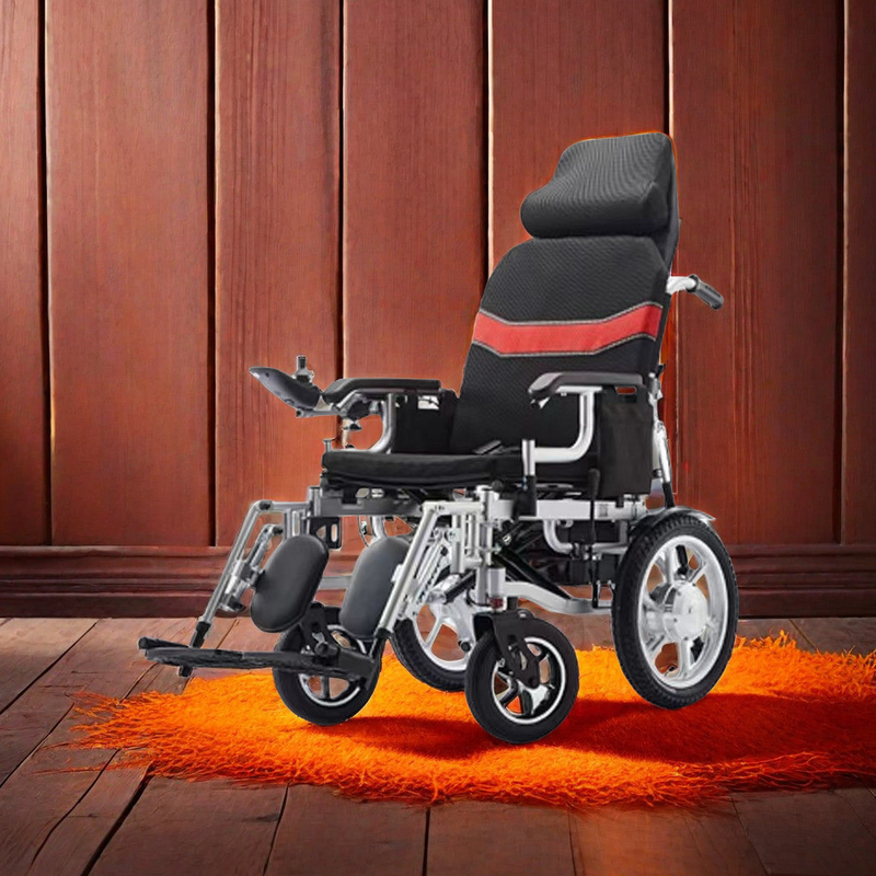 24V Voltage Drive Rollator Wheelchair for Home Lightweight 120kg Loading Weight