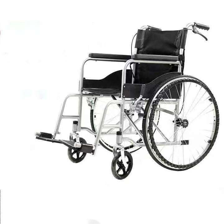 Manual Wheelchair for Disabled Shelf Life of 5 Years and Hand Movement Power Source